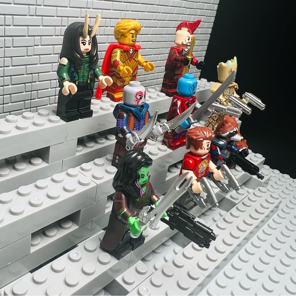 Guardians of the Galaxy Custom Minifigures Lot of 9 - Picture 4 of 6